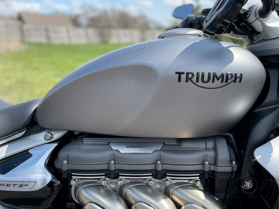 2023 Triumph Rocket 3 R Matte Silver Ice