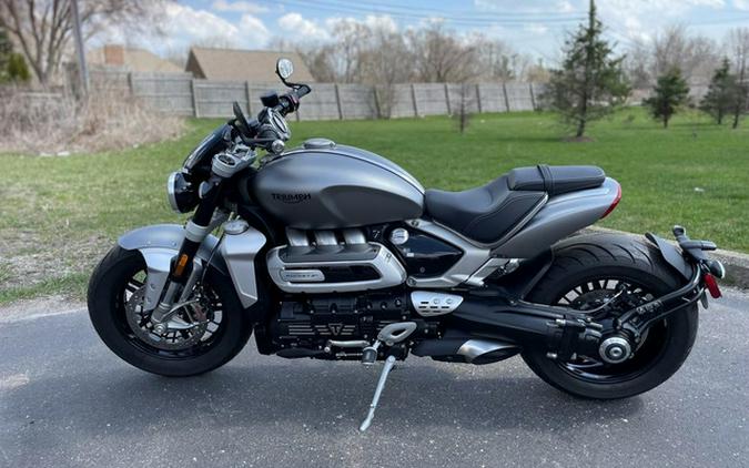 2023 Triumph Rocket 3 R Matte Silver Ice