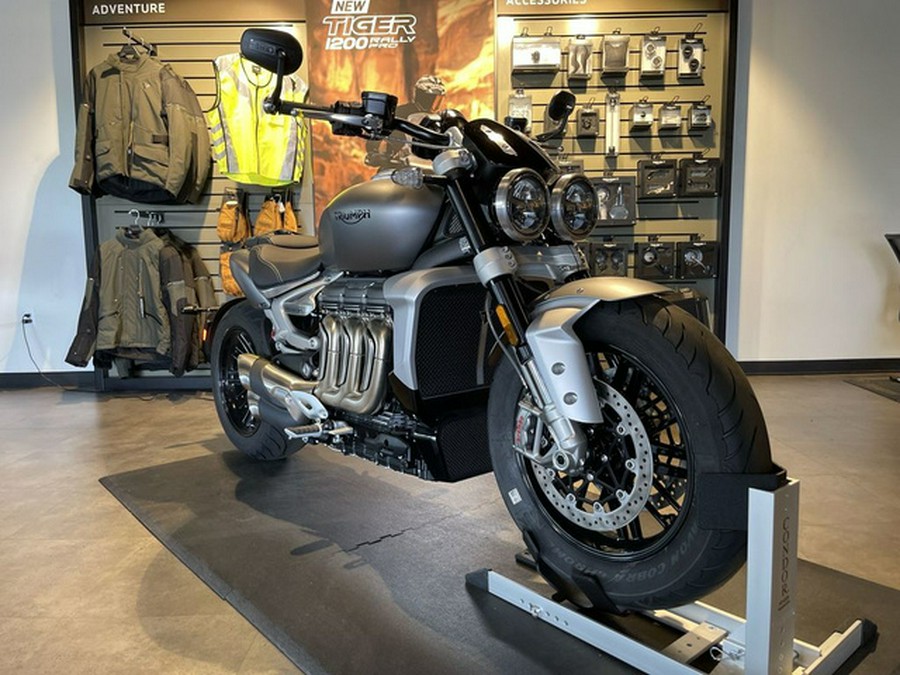 2023 Triumph Rocket 3 R Matte Silver Ice