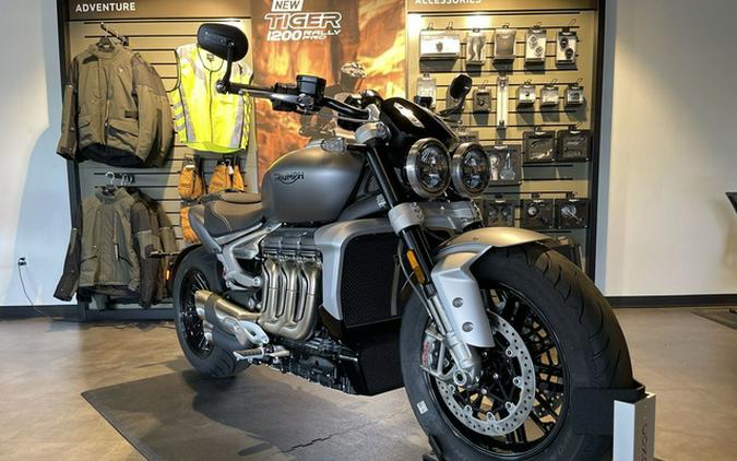 2023 Triumph Rocket 3 R Matte Silver Ice