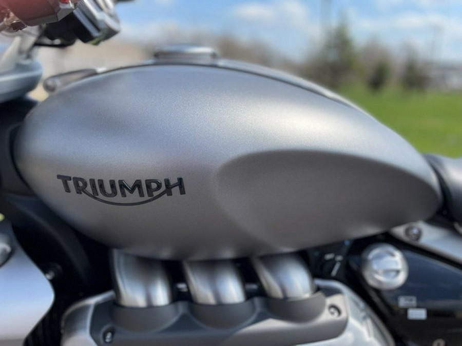 2023 Triumph Rocket 3 R Matte Silver Ice