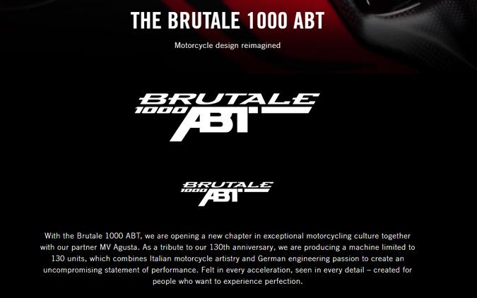 2026 MV Agusta Brutale 1000 RR ABT