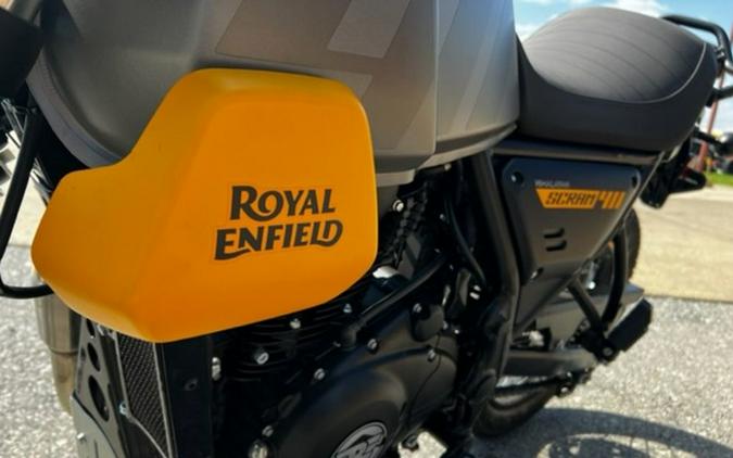 2023 Royal Enfield Scram 411 Graphite Yellow