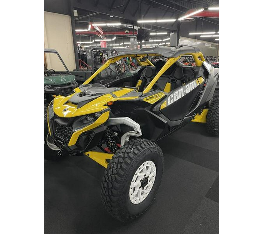 2024 Can-Am® Maverick R X RS Carbon Black & Neo Yellow