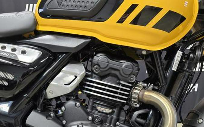 2026 Triumph Scrambler 400 XC Racing Yellow