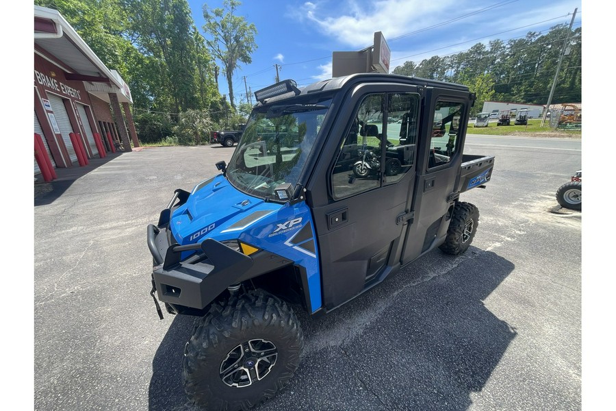 2017 Polaris Industries RANGER CREW XP 1000 EPS NorthStar HVAC Vel Blue