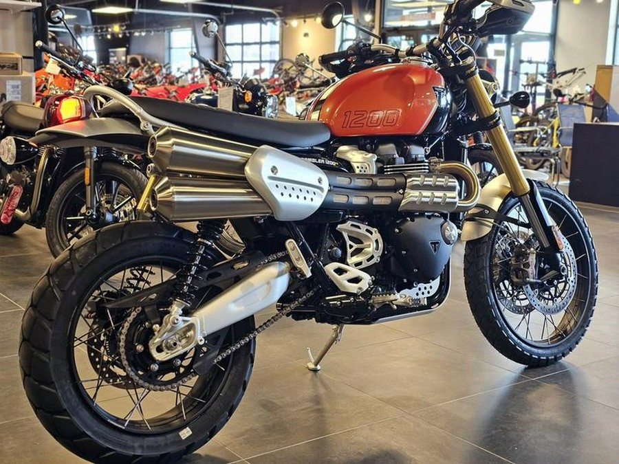 2024 Triumph Scrambler 1200 XE Baja Orange / Phantom Black