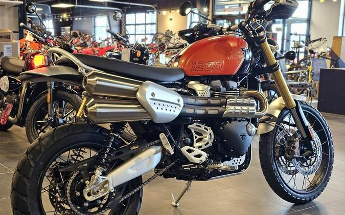 2024 Triumph Scrambler 1200 XE Baja Orange / Phantom Black