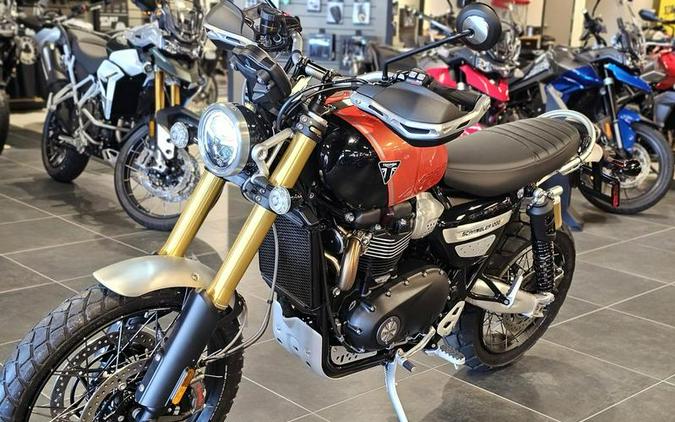 2024 Triumph Scrambler 1200 XE Baja Orange / Phantom Black