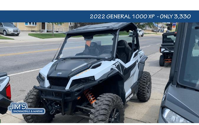 2022 Polaris Industries GENERAL XP 1000 Deluxe Matte Ghost White Metallic