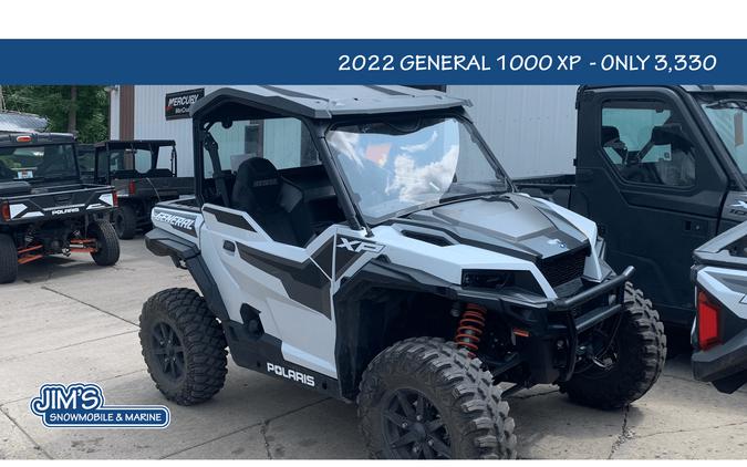 2022 Polaris Industries GENERAL XP 1000 Deluxe Matte Ghost White Metallic