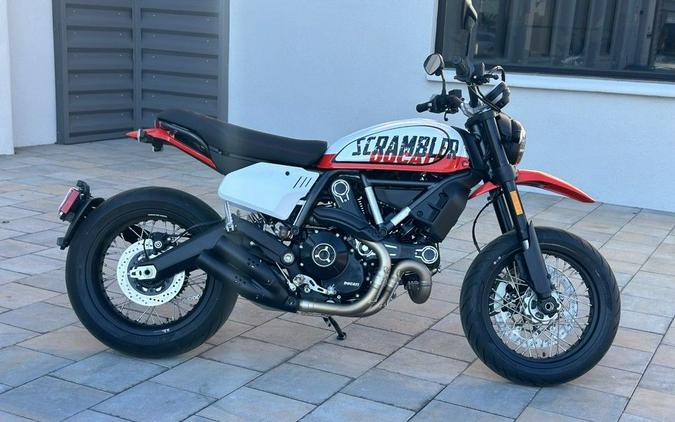 2023 Ducati Scrambler Urban Motard Star White Silk and Ducati GP ’19 Red