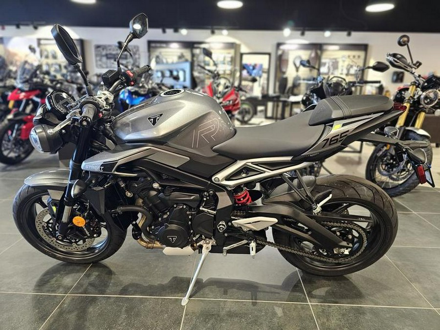 2024 Triumph Street Triple 765 R Silver Ice