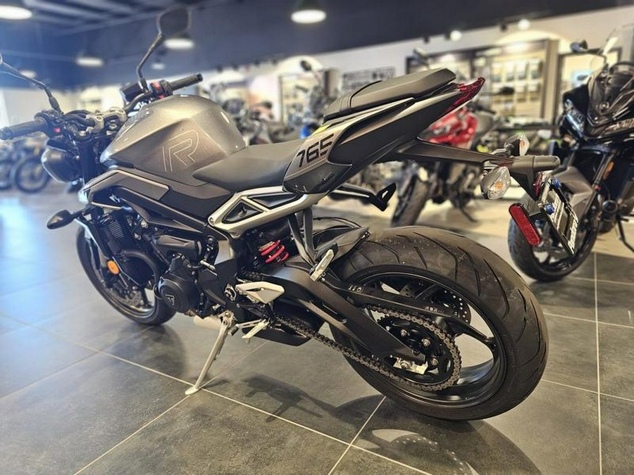 2024 Triumph Street Triple 765 R Silver Ice