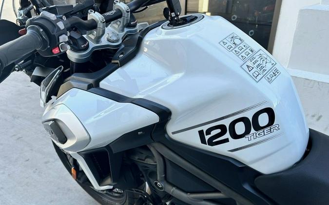 2018 Triumph Tiger 1200 XCx Crystal White