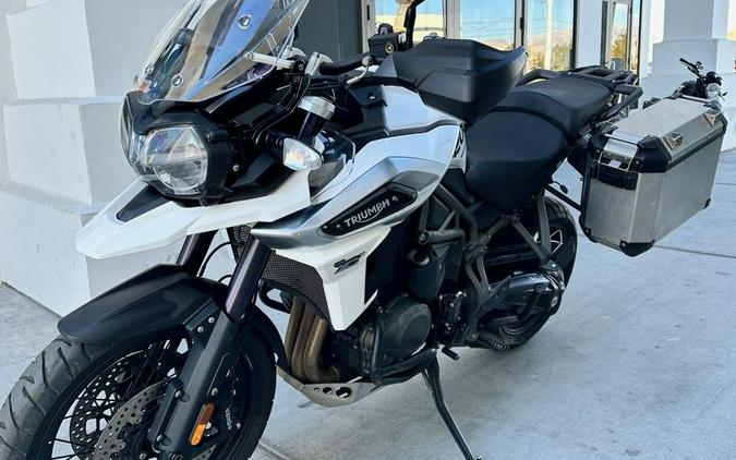 2018 Triumph Tiger 1200 XCx Crystal White