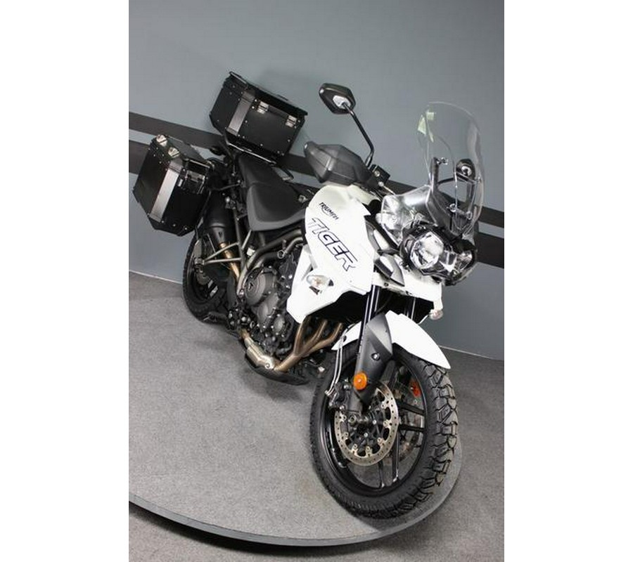 2019 Triumph Tiger 800 XRx Low Crystal White