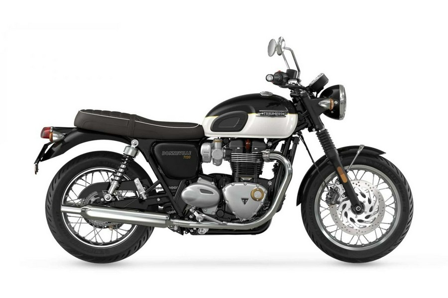 2024 Triumph Bonneville T120 Jet Black/Fusion White