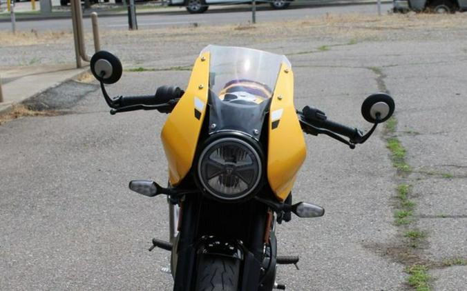 2026 Triumph Thruxton 400 Metallic Racing Yellow / Aluminium Silver