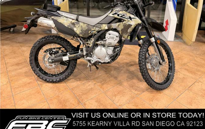 2026 Kawasaki KLX300 Cypher Camo Beige