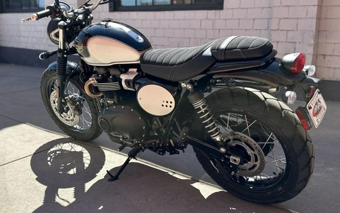 2025 Triumph Scrambler 900 Sapphire BlackAluminium Silver