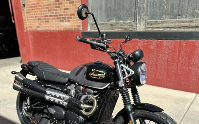 2025 Triumph Scrambler 900 Sapphire BlackAluminium Silver