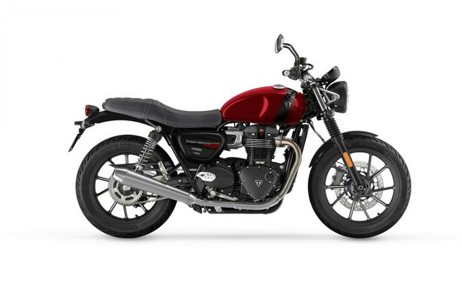 2024 Triumph Speed Twin 900 Carnival Red / Phantom Black