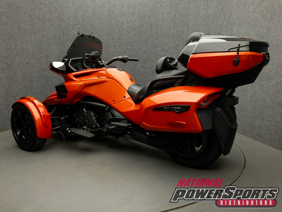 2021 CAN-AM SPYDER F3 LIMITED SE6 TRIKE W/ABS