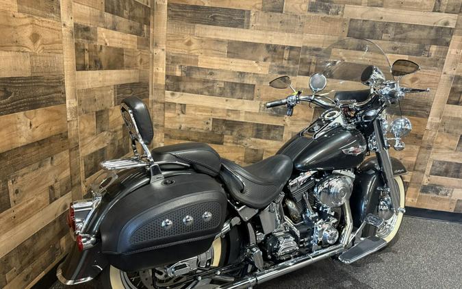 2005 Harley-Davidson® Softail® Deluxe Black Cherry Pearl FLSTNI