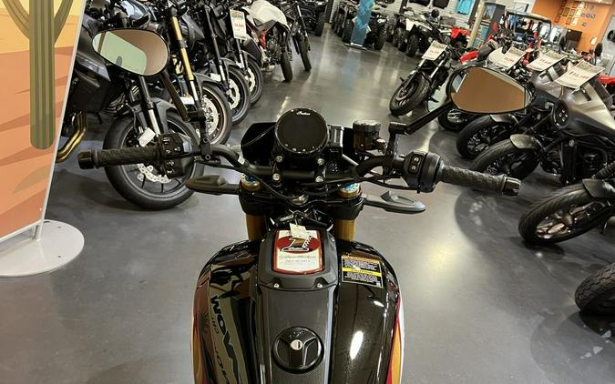 2024 Indian Motorcycle® FTR x RSD Super Hooligan Black Metallic with Super Hooligan Graphics