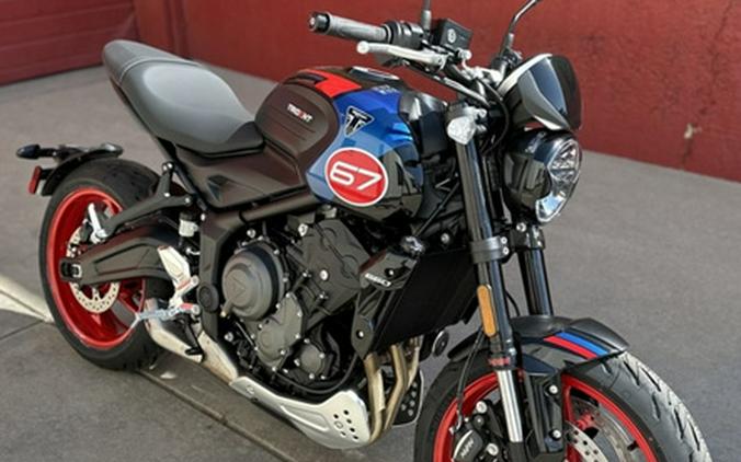 2026 Triumph Trident 660 Triple Tribute Edition Sapphire Black