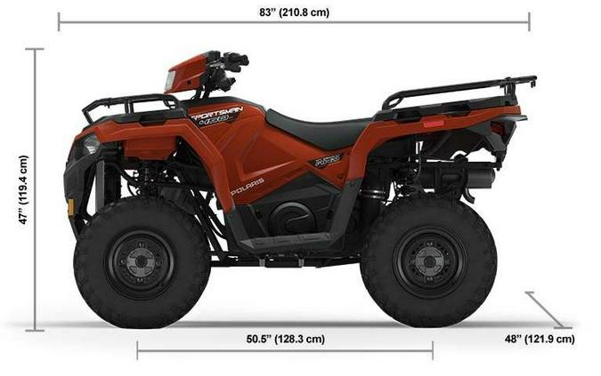 2023 Polaris Industries Sportsman 450 H.O. EPS Orange Rust Non Metallic