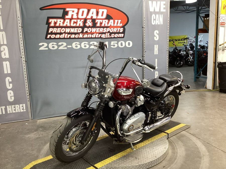 2023 Triumph Bonneville Speedmaster Cordovan Red