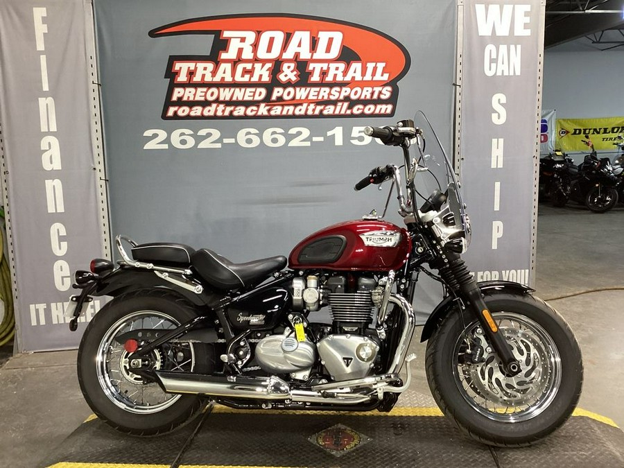 2023 Triumph Bonneville Speedmaster Cordovan Red