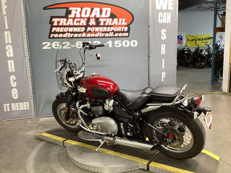 2023 Triumph Bonneville Speedmaster Cordovan Red