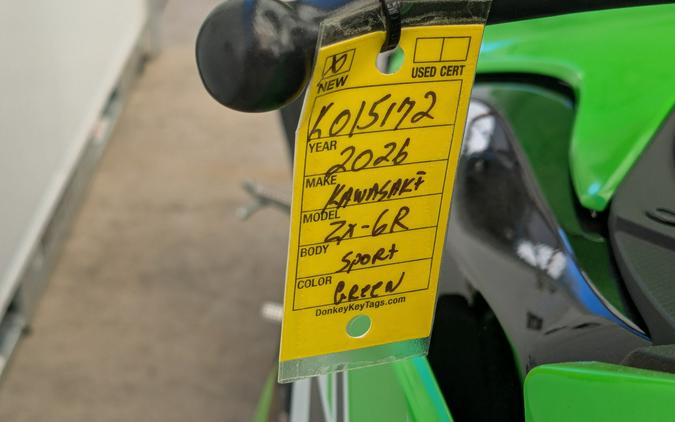 2026 Kawasaki Ninja ZX-6R