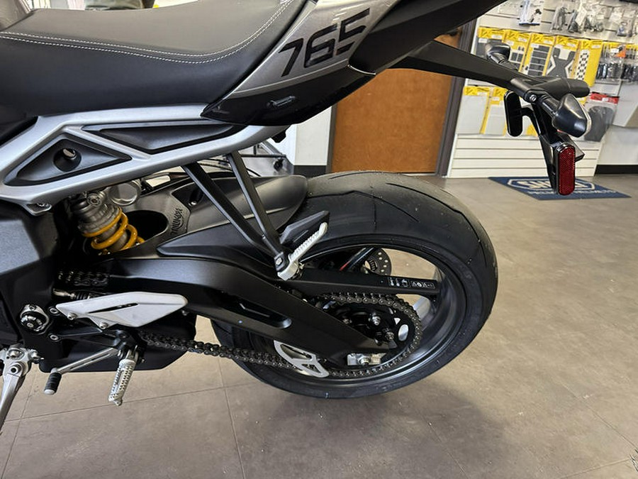 2025 Triumph Street Triple 765 RS Silver Ice