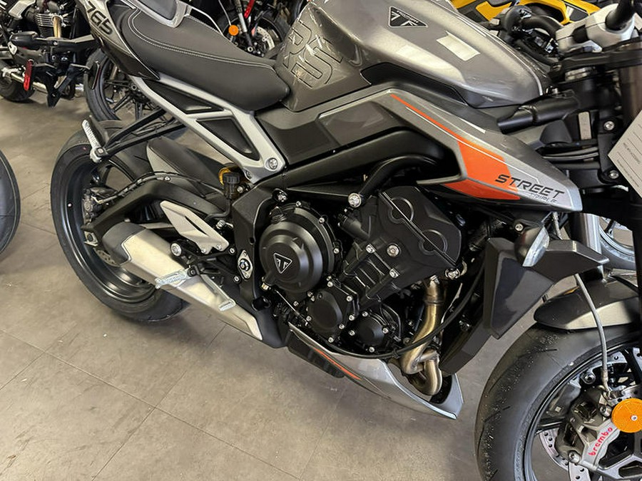 2025 Triumph Street Triple 765 RS Silver Ice