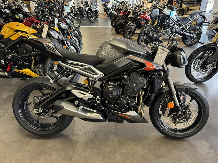 2025 Triumph Street Triple 765 RS Silver Ice