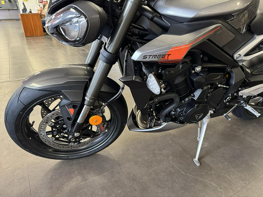 2025 Triumph Street Triple 765 RS Silver Ice