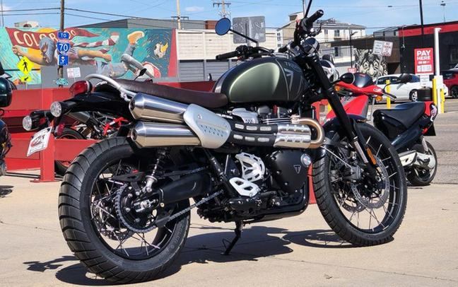 2026 Triumph Scrambler 1200 X Matte Khaki Green