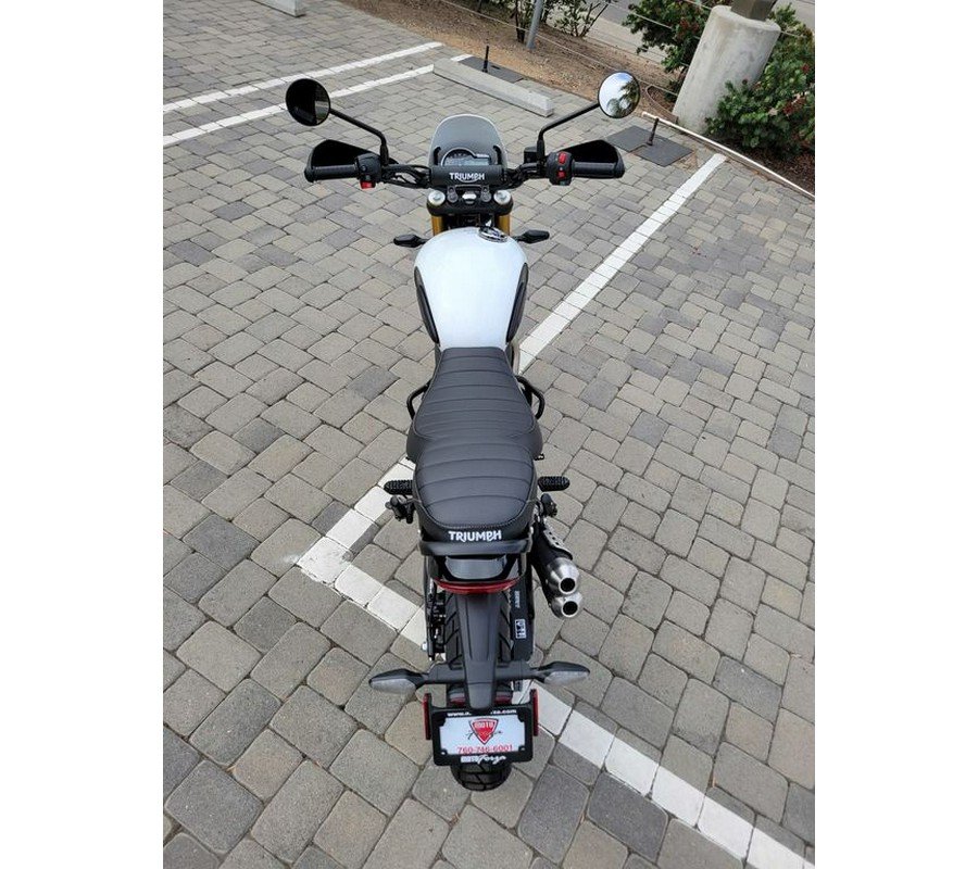 2026 Triumph Scrambler 400 XC Vanilla White