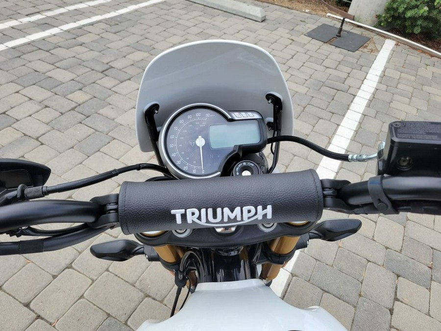 2026 Triumph Scrambler 400 XC Vanilla White