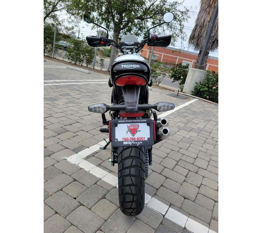 2026 Triumph Scrambler 400 XC Vanilla White