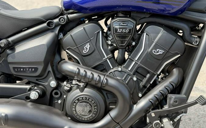 2025 Indian SCT BOBBER LTD SPIRIT BLUE MTL
