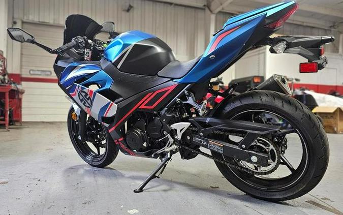 2021 Kawasaki Ninja® 400 Pearl Nightshade Teal/Metallic Spark Black