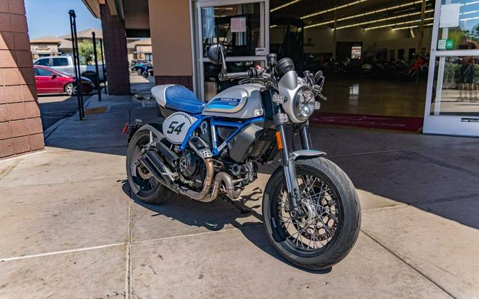 2020 Ducati Scrambler Cafe Racer Silver Ice Matte