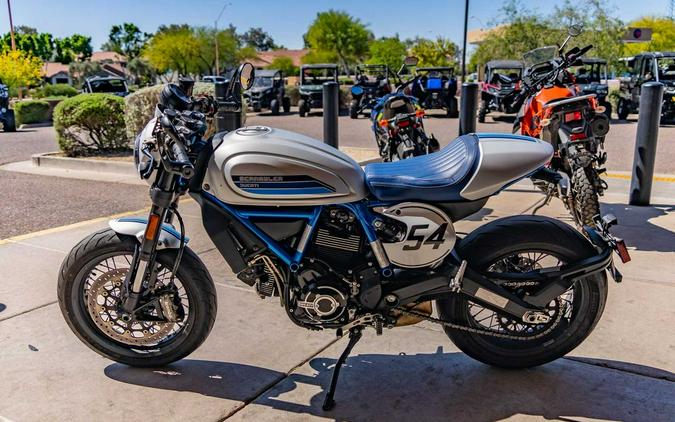 2020 Ducati Scrambler Cafe Racer Silver Ice Matte