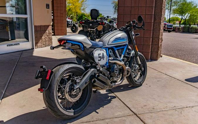 2020 Ducati Scrambler Cafe Racer Silver Ice Matte