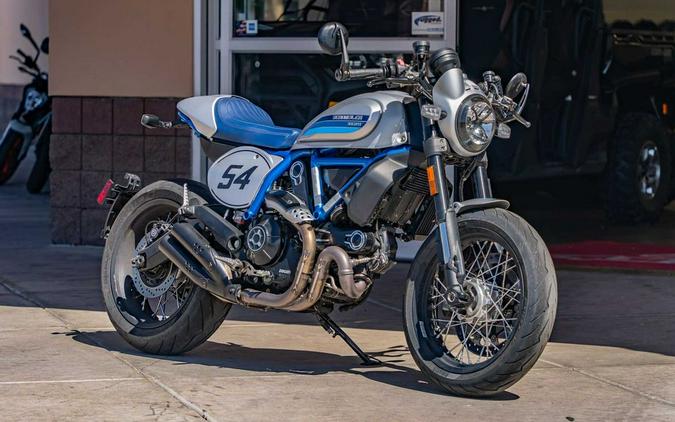 2020 Ducati Scrambler Cafe Racer Silver Ice Matte